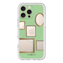 スリムプロテクションプレミアムケース with MagSafe［ Photo Frames - Light Green ］