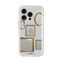 スリムプロテクションプレミアムケース with MagSafe［ Photo Frames - Light Gray ］