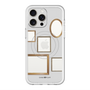 スリムプロテクションプレミアムケース with MagSafe［ Photo Frames - Light Gray ］