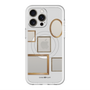 スリムプロテクションプレミアムケース with MagSafe［ Photo Frames - Light Gray ］