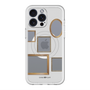 スリムプロテクションプレミアムケース with MagSafe［ Photo Frames - Light Gray ］