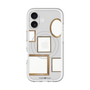 スリムプロテクションプレミアムケース with MagSafe［ Photo Frames - Light Gray ］