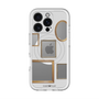 スリムプロテクションプレミアムケース with MagSafe［ Photo Frames - Light Gray ］