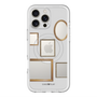 スリムプロテクションプレミアムケース with MagSafe［ Photo Frames - Light Gray ］
