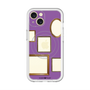 スリムプロテクションプレミアムケース with MagSafe［ Photo Frames - Purple ］