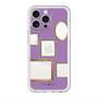 スリムプロテクションプレミアムケース with MagSafe［ Photo Frames - Purple ］