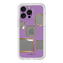 スリムプロテクションプレミアムケース with MagSafe［ Photo Frames - Purple ］