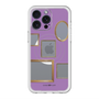 スリムプロテクションプレミアムケース with MagSafe［ Photo Frames - Purple ］