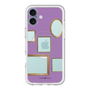 スリムプロテクションプレミアムケース with MagSafe［ Photo Frames - Purple ］