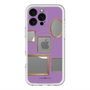 スリムプロテクションプレミアムケース with MagSafe［ Photo Frames - Purple ］