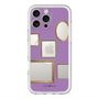 スリムプロテクションプレミアムケース with MagSafe［ Photo Frames - Purple ］