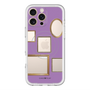 スリムプロテクションプレミアムケース with MagSafe［ Photo Frames - Purple ］