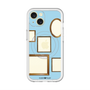 スリムプロテクションプレミアムケース with MagSafe［ Photo Frames - Light Blue ］