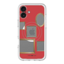 スリムプロテクションプレミアムケース with MagSafe［ Photo Frames - Red ］