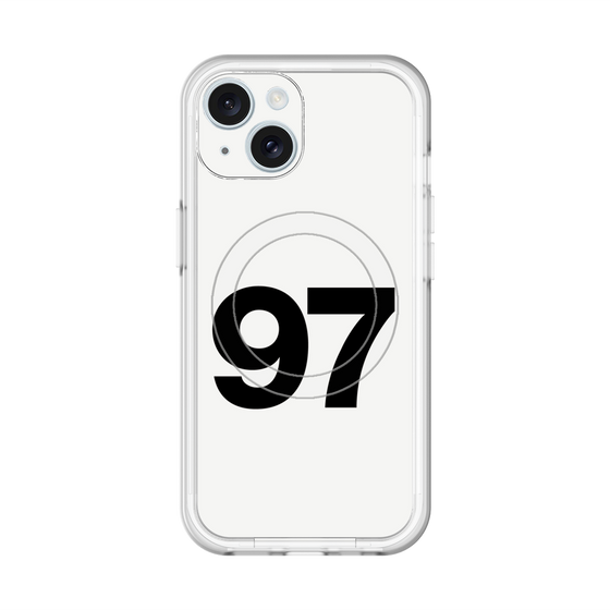 スリムプロテクションプレミアムケース with MagSafe［ No.97 - White ］