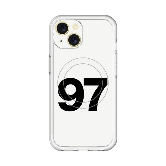 スリムプロテクションプレミアムケース with MagSafe［ No.97 - White ］