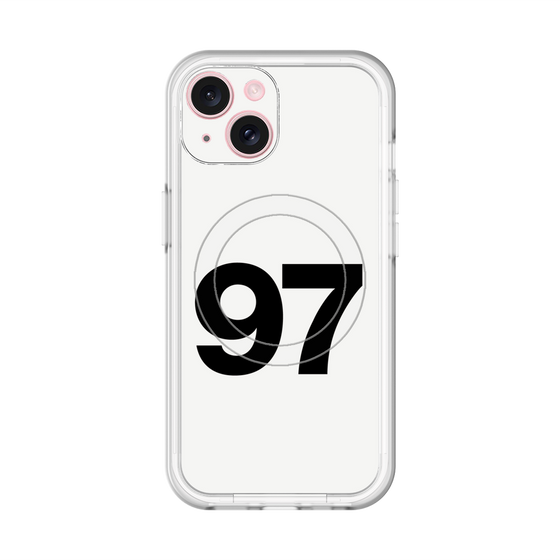スリムプロテクションプレミアムケース with MagSafe［ No.97 - White ］