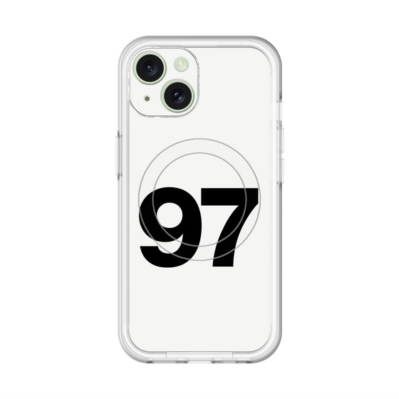 スリムプロテクションプレミアムケース with MagSafe［ No.97 - White ］