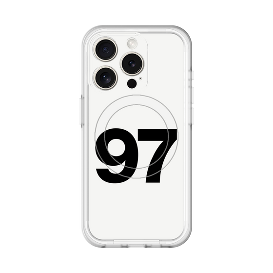 スリムプロテクションプレミアムケース with MagSafe［ No.97 - White ］