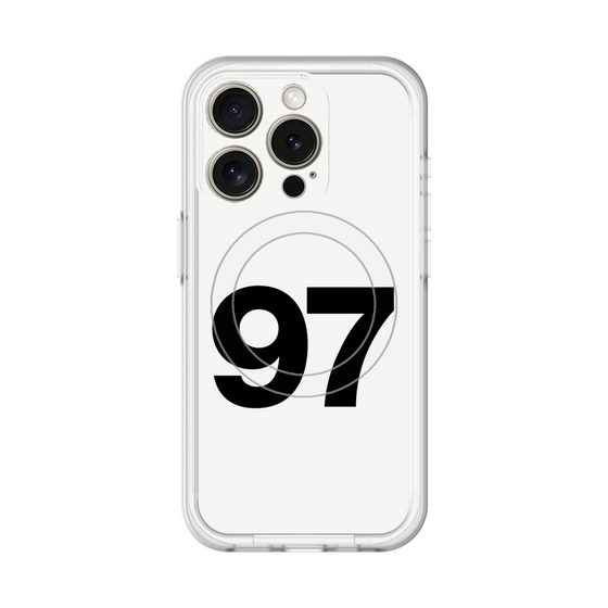 スリムプロテクションプレミアムケース with MagSafe［ No.97 - White ］
