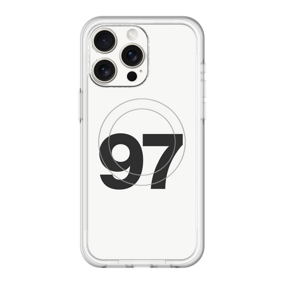 スリムプロテクションプレミアムケース with MagSafe［ No.97 - White ］
