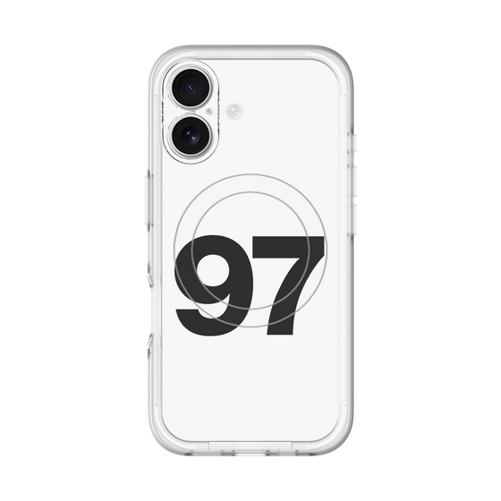 スリムプロテクションプレミアムケース with MagSafe［ No.97 - White ］