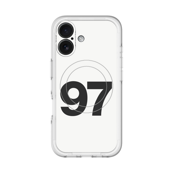 スリムプロテクションプレミアムケース with MagSafe［ No.97 - White ］