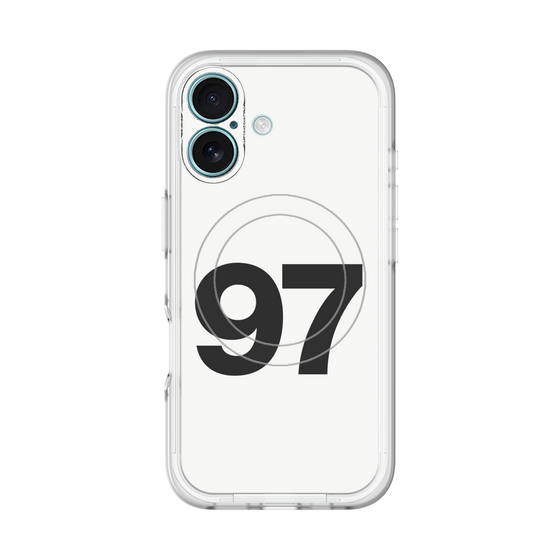 スリムプロテクションプレミアムケース with MagSafe［ No.97 - White ］