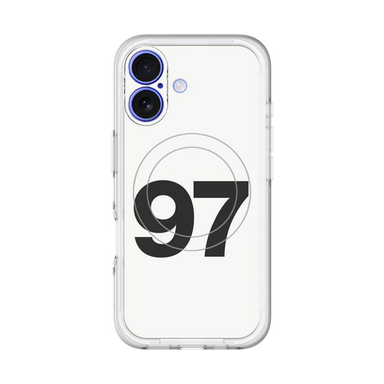 スリムプロテクションプレミアムケース with MagSafe［ No.97 - White ］