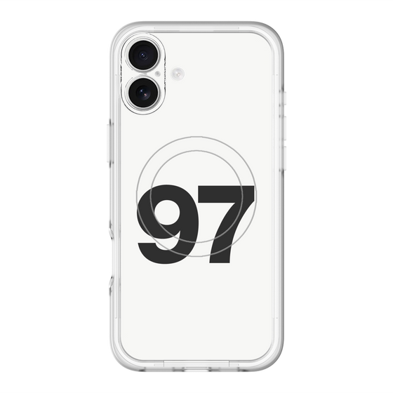 スリムプロテクションプレミアムケース with MagSafe［ No.97 - White ］