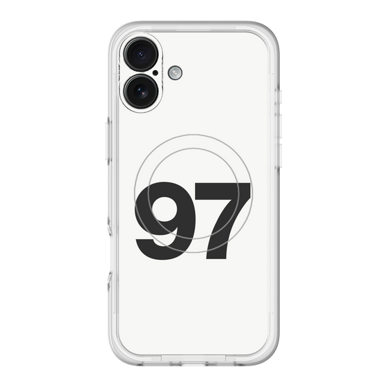 スリムプロテクションプレミアムケース with MagSafe［ No.97 - White ］