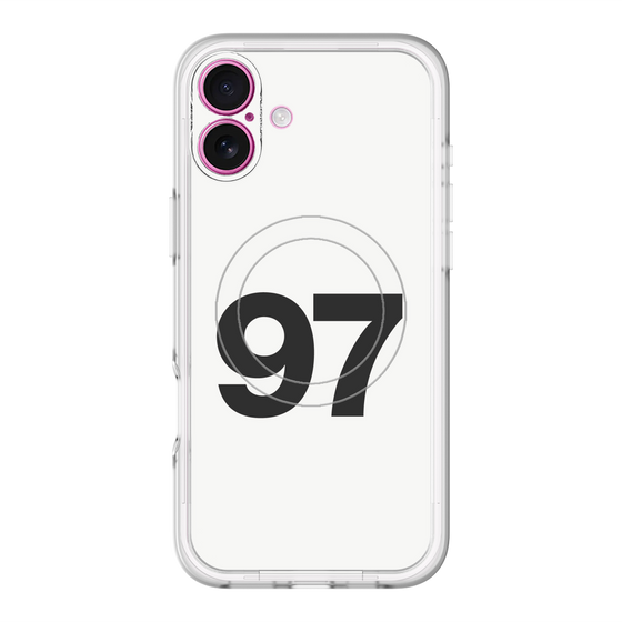 スリムプロテクションプレミアムケース with MagSafe［ No.97 - White ］