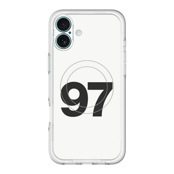 スリムプロテクションプレミアムケース with MagSafe［ No.97 - White ］