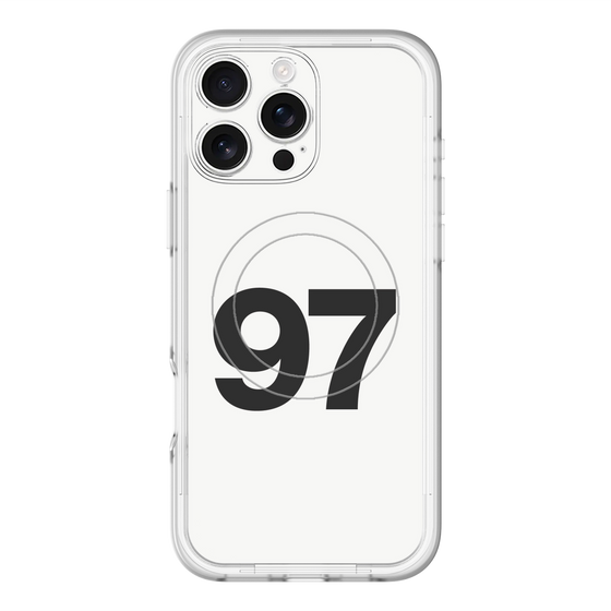スリムプロテクションプレミアムケース with MagSafe［ No.97 - White ］