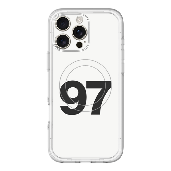 スリムプロテクションプレミアムケース with MagSafe［ No.97 - White ］