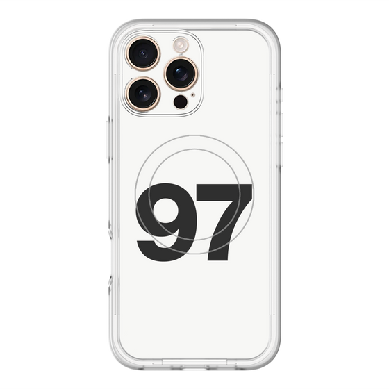 スリムプロテクションプレミアムケース with MagSafe［ No.97 - White ］
