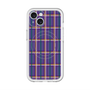 スリムプロテクションプレミアムケース with MagSafe［ Tartan Check - Purple ］