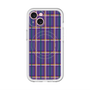 スリムプロテクションプレミアムケース with MagSafe［ Tartan Check - Purple ］