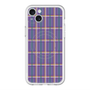 スリムプロテクションプレミアムケース with MagSafe［ Tartan Check - Purple ］