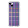 スリムプロテクションプレミアムケース with MagSafe［ Tartan Check - Purple ］