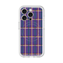 スリムプロテクションプレミアムケース with MagSafe［ Tartan Check - Purple ］