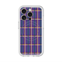 スリムプロテクションプレミアムケース with MagSafe［ Tartan Check - Purple ］