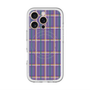 スリムプロテクションプレミアムケース with MagSafe［ Tartan Check - Purple ］