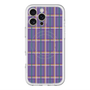 スリムプロテクションプレミアムケース with MagSafe［ Tartan Check - Purple ］