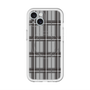 スリムプロテクションプレミアムケース with MagSafe［ Tartan Check - Gray ］