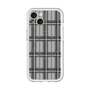 スリムプロテクションプレミアムケース with MagSafe［ Tartan Check - Gray ］