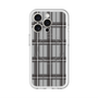 スリムプロテクションプレミアムケース with MagSafe［ Tartan Check - Gray ］