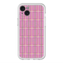 スリムプロテクションプレミアムケース with MagSafe［ Tartan Check - Pink ］
