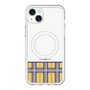 スリムプロテクションプレミアムケース with MagSafe［ CASEPLAY Tartan Check - Yellow ］