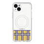 スリムプロテクションプレミアムケース with MagSafe［ CASEPLAY Tartan Check - Yellow ］